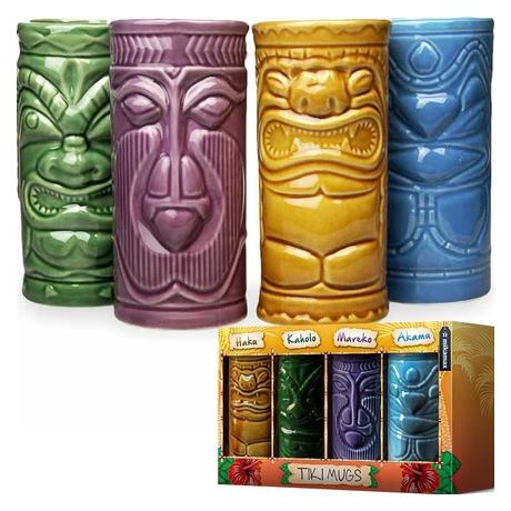 TOP Tiki Becher (4x, Tiki Gläser) (870069)