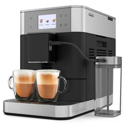 KITCHENAID Kaffeevollautomat "5KES8557EBK", schwarz (gusseisen, schwarz), B:26cm H:36,3cm T:47,3cm, Kaffeevollautomaten, Kaffeevollautomat
