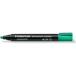 10x Staedtler, Marker, 350 Marker Lumoc perm grün (1x)