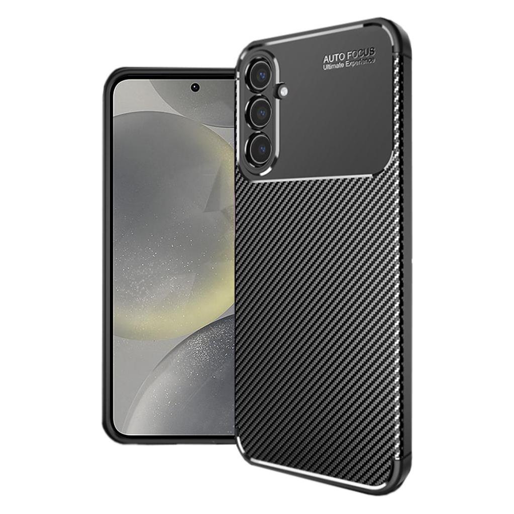 Techsuit - CarbonFiber - Samsung Galaxy S24 - Black (Samsung Galaxy S24) (56352824)
