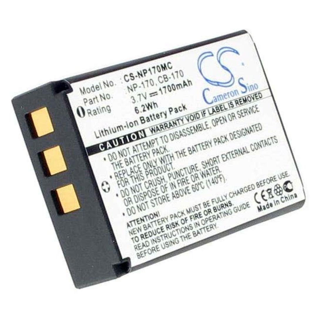 NoName Battery for Andersson Cam 2.0 etc replacement battery (Kamera Akku) (AN_NP170MC)