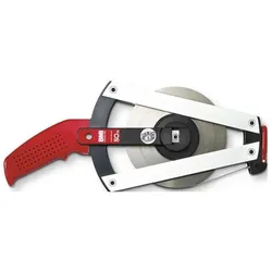 BMI, Längenmesswerkzeug, Rahmenbandmass ERGOLINE Länge 30 m Bandbreite 13 mm B cm EG II Aluminium gelb Glasfaser (30 m)