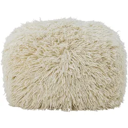 Bloomingville Pouf Lomba Plüsch Wolle, L80xH45xW80 cm