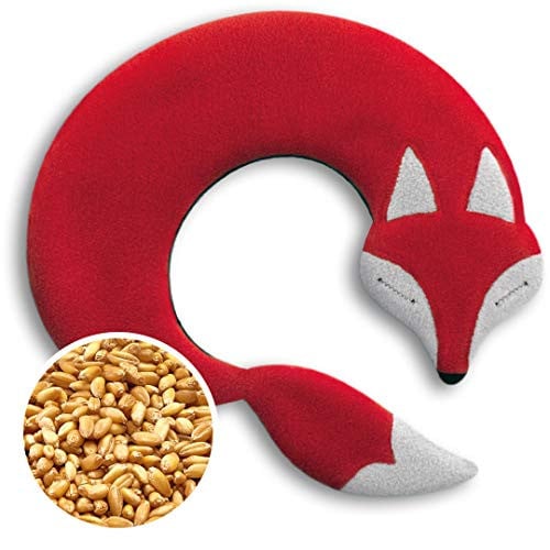 Leschi Warmtekussen Noah de Vos - Rood/Zwart/Grijs
