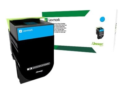 Lexmark 802SC Rückgabe-Tonerkassette Cyan für ca. 2.000 Seiten 80C2SC0