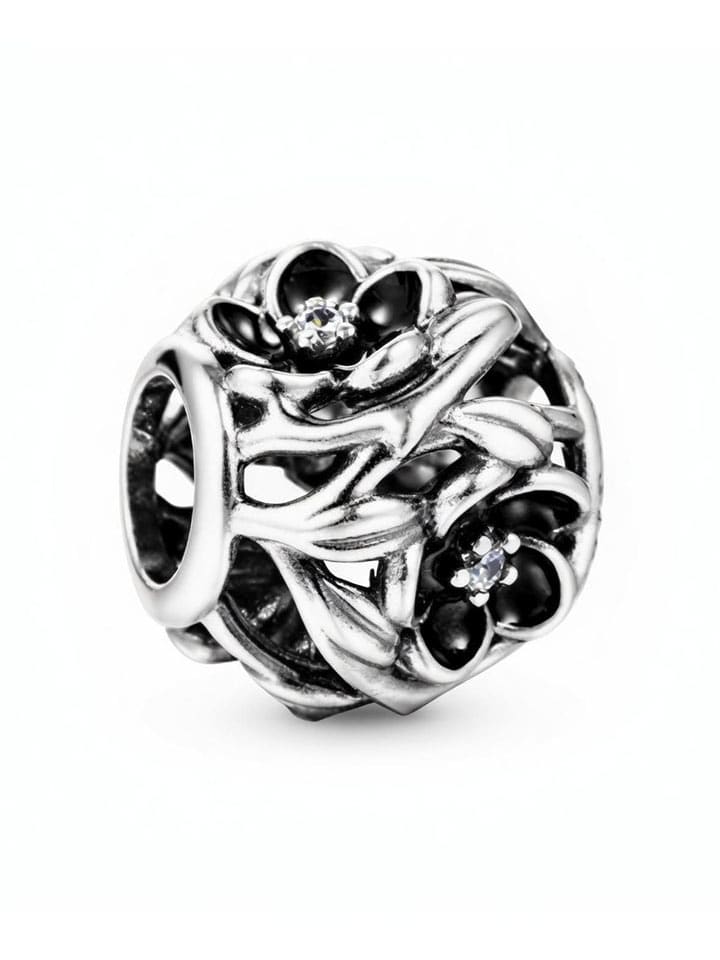Pandora Silber-Bead mit Edelsteinen - onesize
