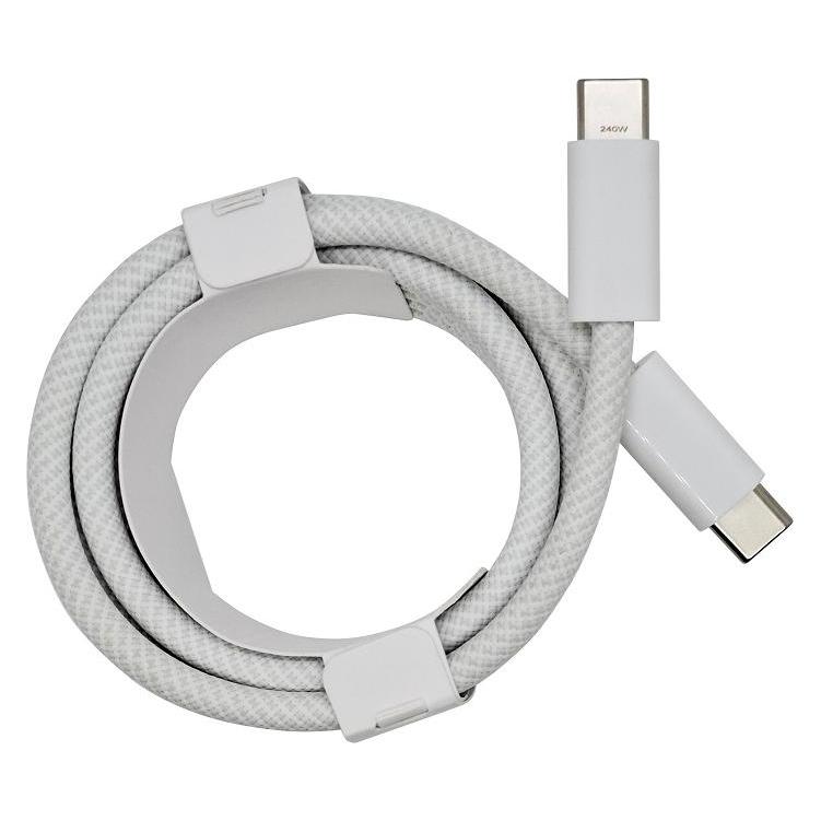 PowerRay Daten- und Ladekabel Typ C auf Typ C, 240 W (2 m, USB 2.0, 240 W) (4260357351163)