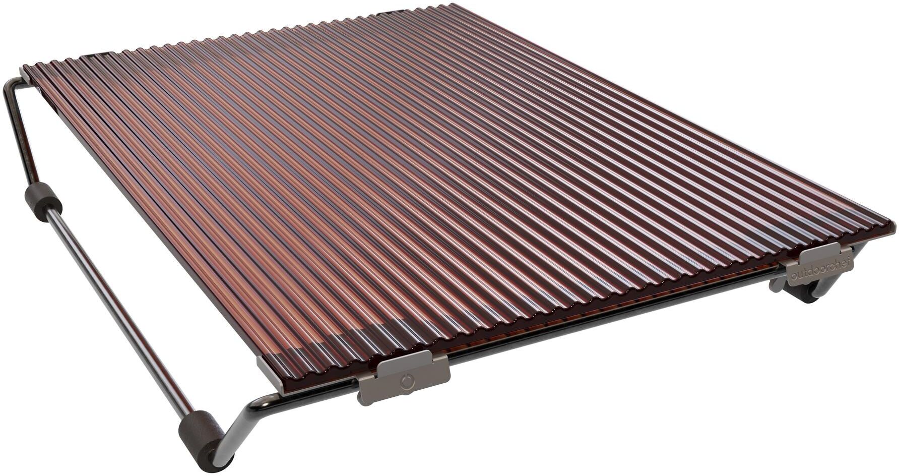 Grillplatte OUTDOORCHEF "XL", braun (bunt), Grillroste, Grillplatte bunt Einheitsgröße
