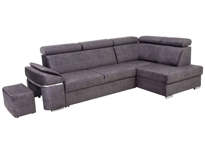 Ecksofa CALGARY Stoff grau