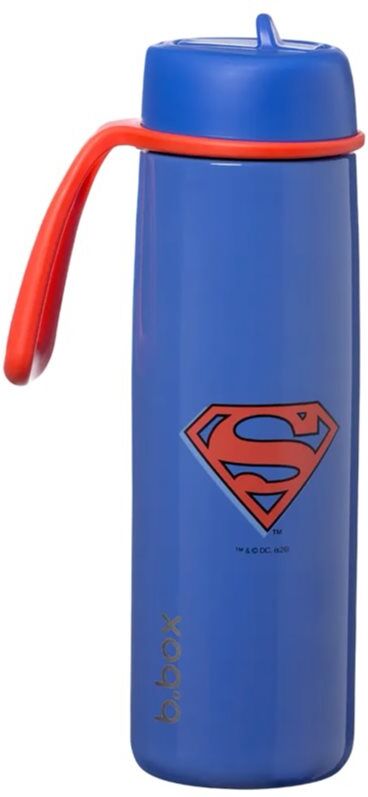 b.box Superman thermos avec paille 690 ml