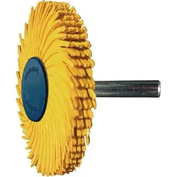 Radialbürstenscheibe Sunburst D.51mm K.80 Gelb 10000min-1 TYROLIT