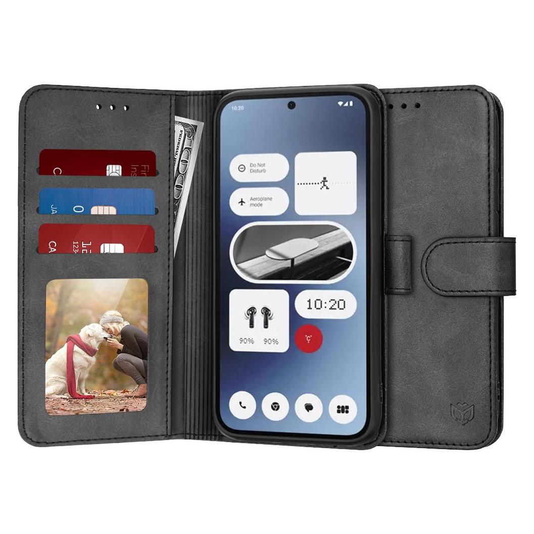 Techsuit - Diary Book - Nothing Phone (2a) / (2a) Plus - Black (Nothing Phone (2a)) (56345462)