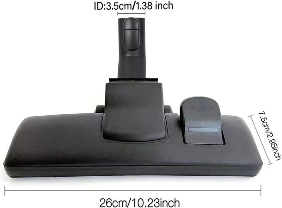 INF Staubsauger-Bodendüse kompatibel mit Miele 35/32mm Innendurchmesser, Universalaufsatz