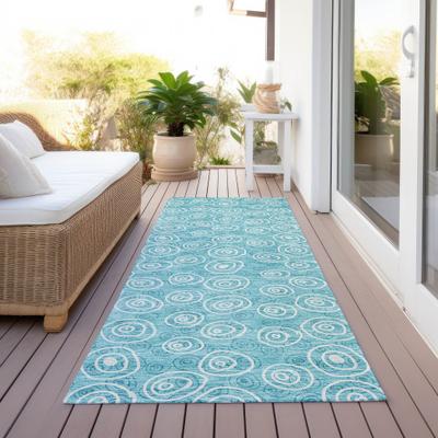 Addison Rugs Machine Washable Indoor/ Outdoor Chantille Contemporary Bubbles Rug
