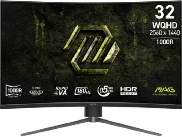 Msi - Ecran Pc Gamer Mag 325cqpf 32 Fast Va Wqhd 180 Hz Hdr
