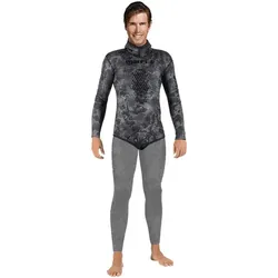 Mares Explorer Camo Black 70 - Open Cell Jacket - Apnoe - Gr. 4