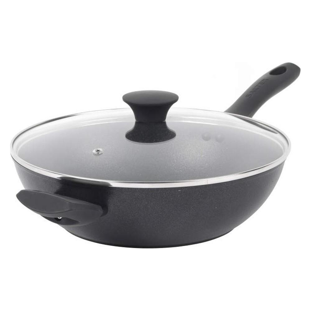 Salter BW09329AR Megastone Noir 28cm Wok (Aluminium, 28 x 7.80 cm) (BW09329AR)