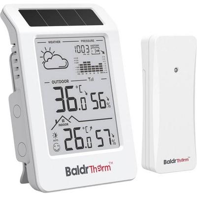 BaldrTherm Digitale-Wetterstation Weiß B0596WT2H2P-V1