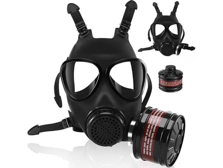 Masque à gaz de type 05, respirateur à tête anti-pollution chimique et radioactive, masque à gaz intégral avec filtre de 40 mm.