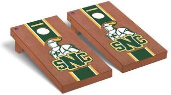 Skip's Garage St. Norbert Green Knights Rosewood Cornhole Board Set