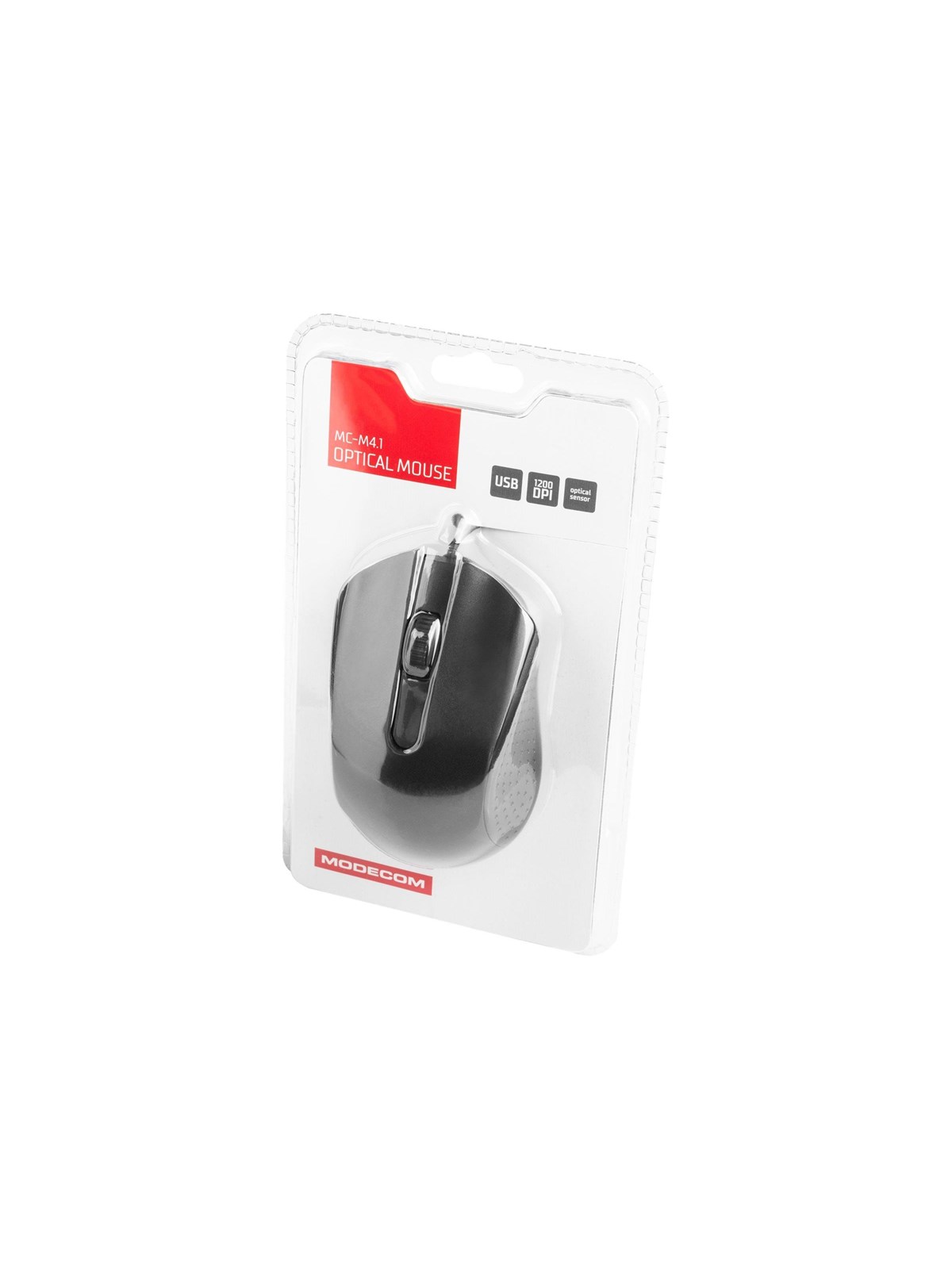 MODECOM MC-M4.1 - Maus (Schwarz)