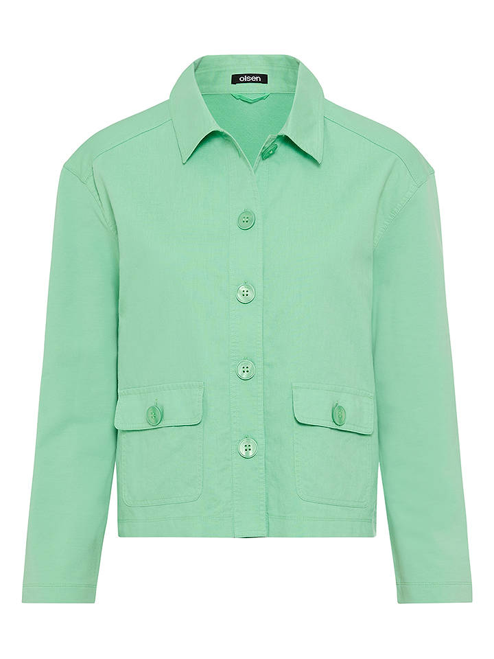 Olsen Übergangsjacke in Grün - 46