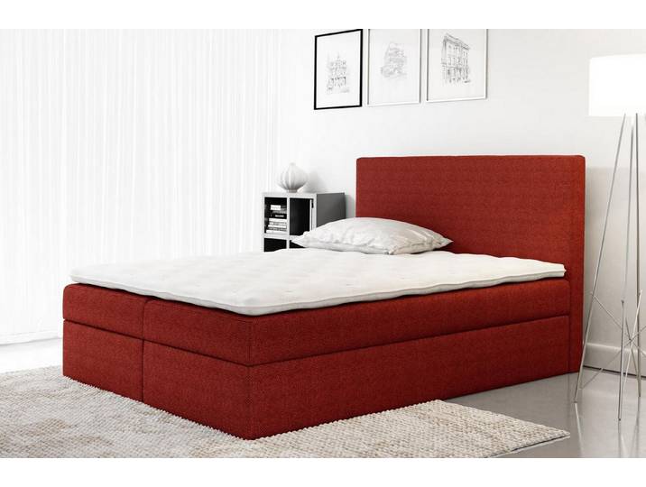 Xlmoebel Boxspringbett Boxspringbett in Textil-Design für modernes Schlafzimmer (1-St., Bett), Hergestellt in Europa