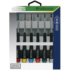 Velleman Präzisionsschraubendreherset, 6-teilig, Torx, Chrom-Vanadium, magnetisch, schwarz