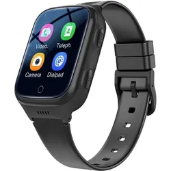 Ishiva UFUZON Smartwatch Kinder-Schwarz (36.58 mm, 4G), Smartwatch