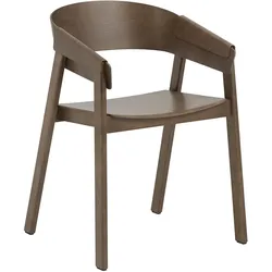 Muuto Cover Armlehnstuhl, eiche dunkel gebeizt
