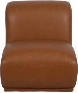 "Sagebrook Home Brown Armless Accent Chair - 31"" x 41"" x 33"""
