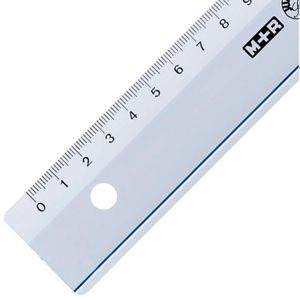 M+R Lineal 710200000, 20 cm, Kunststoff, rauchgrau