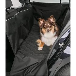 Trixie Auto-Schondecke Mit Seitenteilen, 1.55 x 1.30 m, schwarz (Hund, Waschbar), Tiertransport