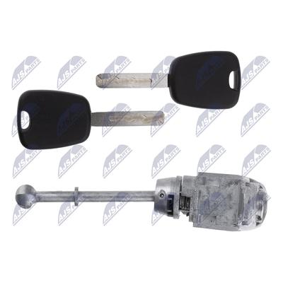 NTY Schlosssatz, Schließanlage EZC-PE-102 vorne links für Citroën/Peugeot