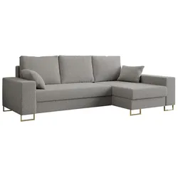 ECKSOFA Dorian Boucle Hellgrau