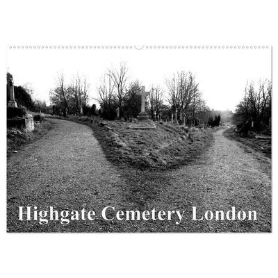 Highgate Cemetery London (Wandkalender 2026 DIN A2 quer), CALVENDO Monatskalender