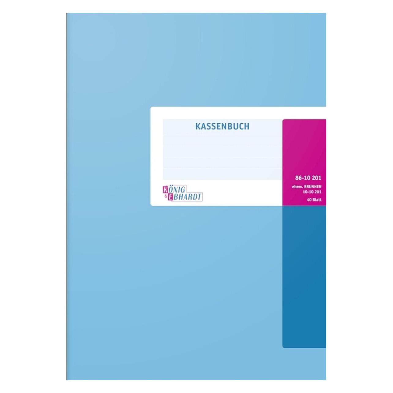 König EBHARDT Kassenbuch, DIN A4, 40 Blatt Kartonheft, einlagig drahtgeheftet, Einnahmen/Ausgab... (8610201)