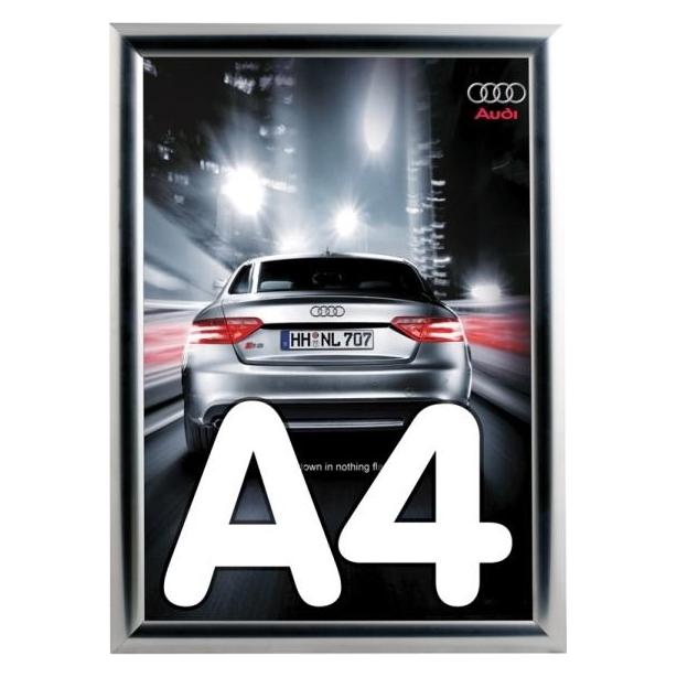 Twinco Klapprahmen TWIN LIGHT A4 t/Wand - 25 mm Alu 0,1x250x350mm (1Stk) (5342-11)