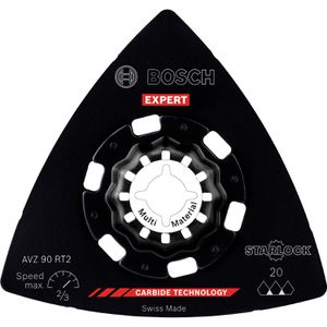 Bosch Multifunktionswerkzeug-Zubehör Expert AVZ 90 RT2, 90 mm Delta, Schleifplatte, Starlock