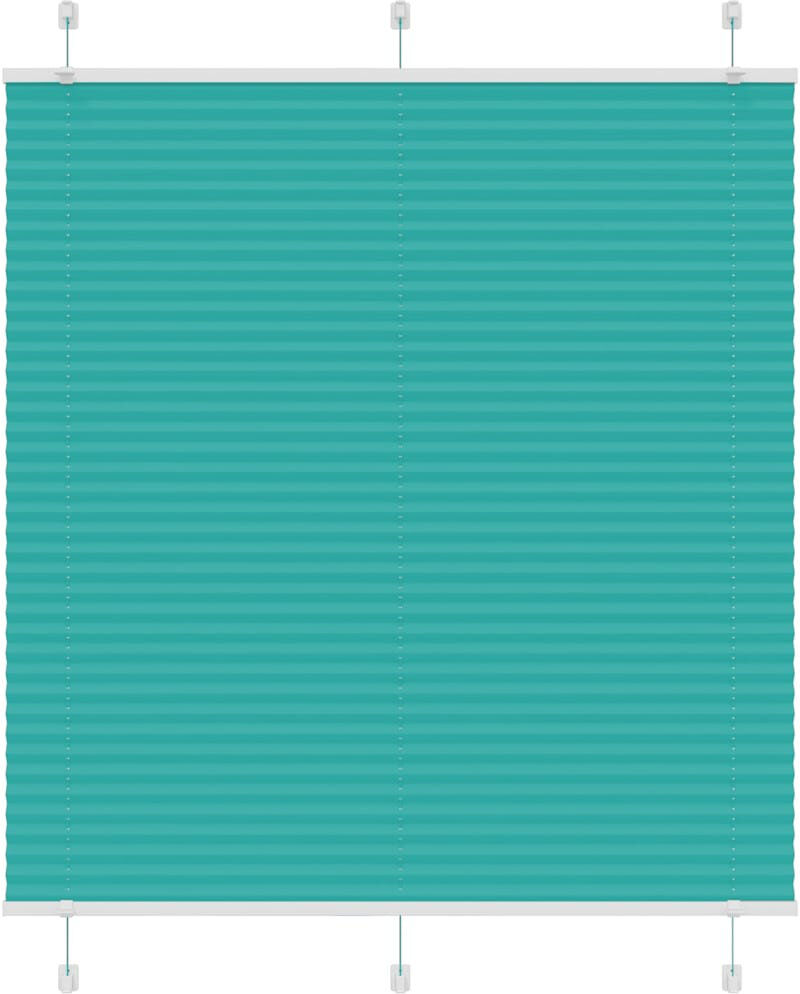 Metro Room Darkening Pleated Shade Petrol Green 120cmW x 100cmL
