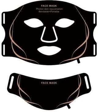 Uplift Picks 7 Color LED Face And Neck Light Therapy Mask black Set no Box