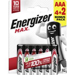 Energizer Max Micro (AAA)-Batterie Alkali-Mangan 1.5 V 6 St. E303328200