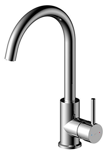 ESSEBAGNO Kiwo spoelbakmengkraan voor de keuken, Chrome