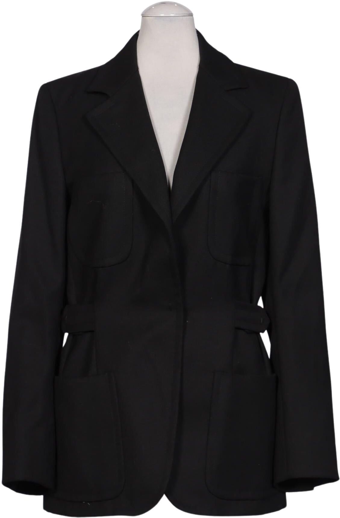 Prada Damen Blazer, Schwarz, Gr. EU 36 (IT 42), Wolle - Second Hand