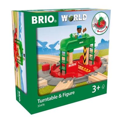BRIO World - Lok-Drehscheibe mit Kontrollbrücke