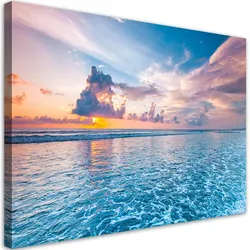 WANDBILD sonnenuntergang am meer