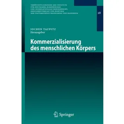 Kommerzialisierung des menschlichen Körpers, Fachbücher von Jochen Taupitz