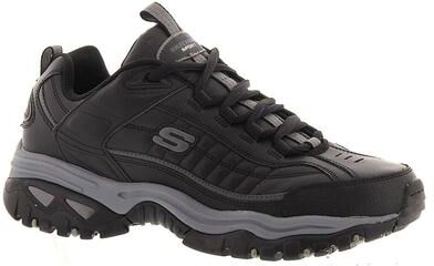 Skechers Sport AFTER BURN (Men's) Athletic in Black/Grey, Size 11 E3, Leather