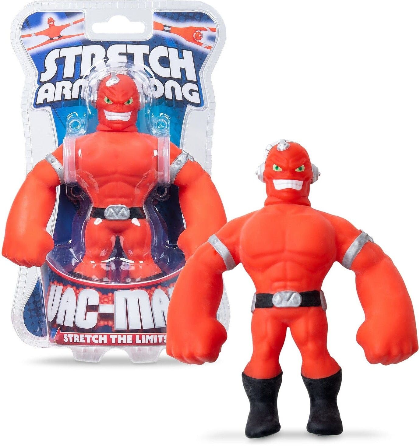 Stretch Armstrong Vac Man Core Figure for Kids 4+ yrs - Basic Fun Action Toy