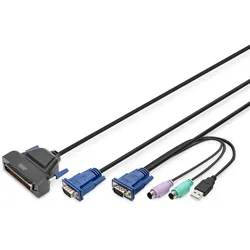 Digitus Modularer KVM-Switch, Single-Port